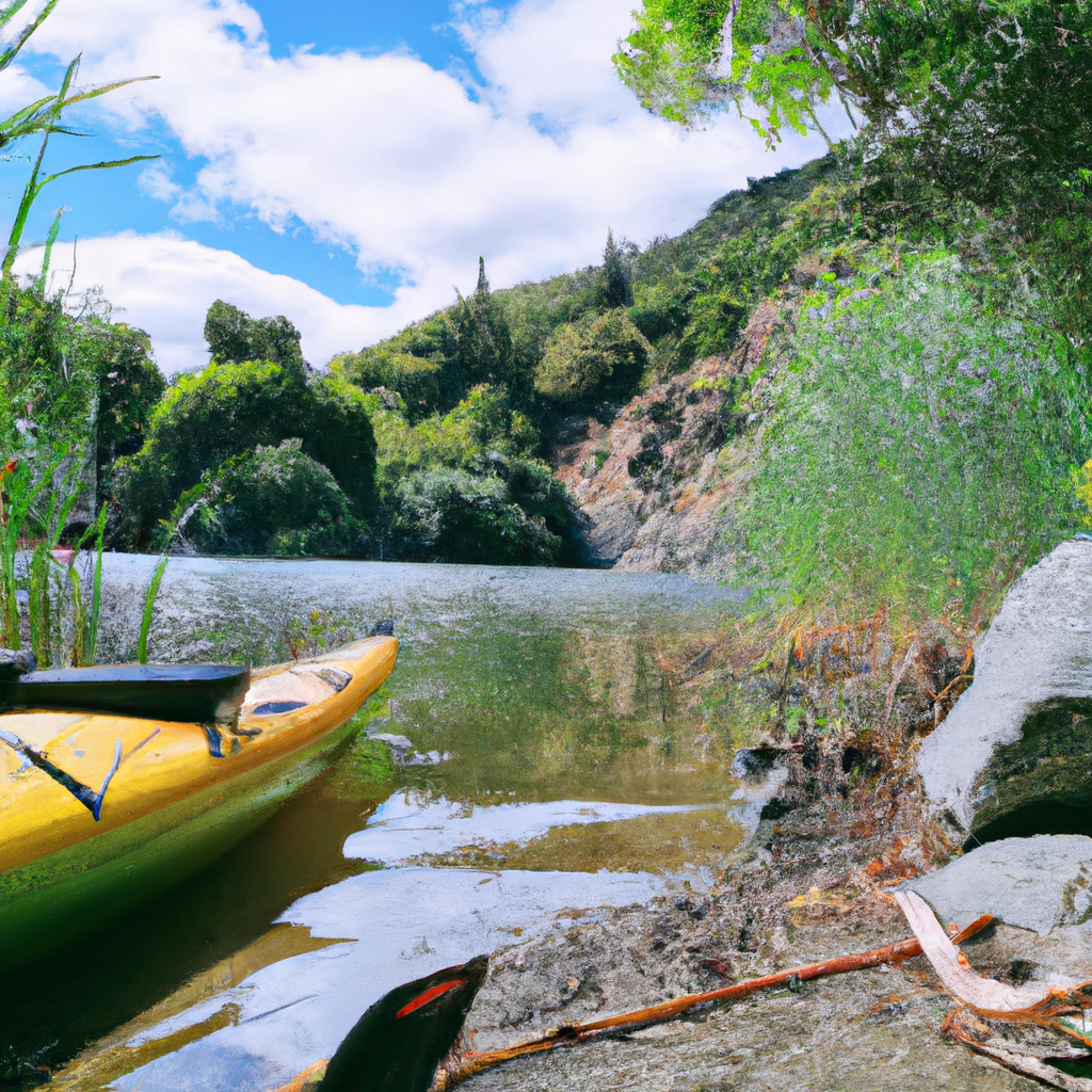 ¿Dónde andar en kayak cerca de Santiago?
